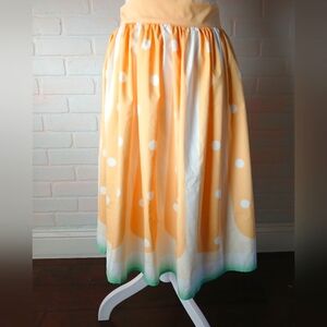 Womens Retro Inspired Pleated Skirt